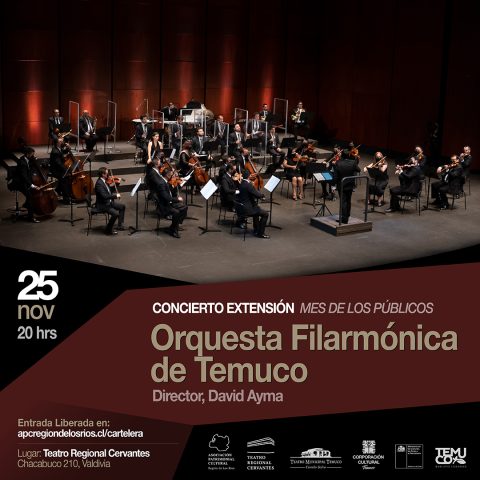 Orquesta Filarmónica de Temuco en el Teatro Regional Cervantes de Valdivia Corporación